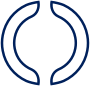 UroLift System logo art parens icon - dark blue
