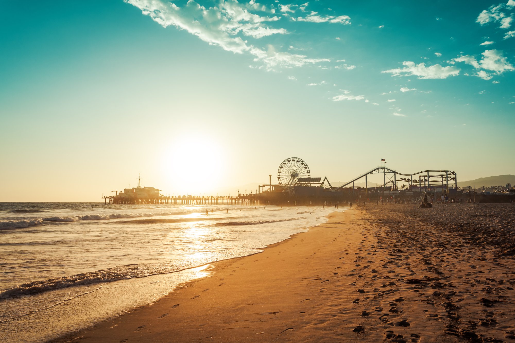 Amusement Park at the Beach