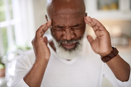 Man suffering from an enlarged prostate 2