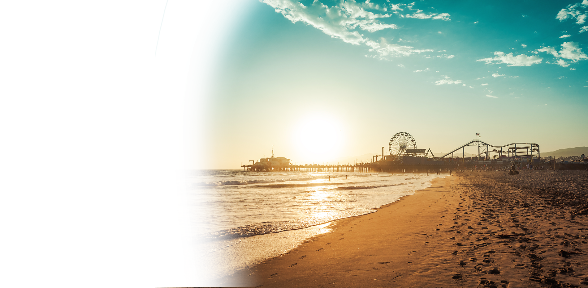 Amusement Park at the Beach