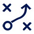 Icon showing a sports play