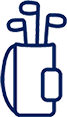 Icon of a golf bag
