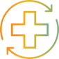 Icon of a health symbol