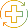 Icon of a health symbol