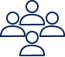 Silhouettes of four people