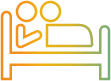 Icon of two people in bed