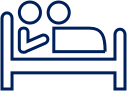 Icon of two people in bed
