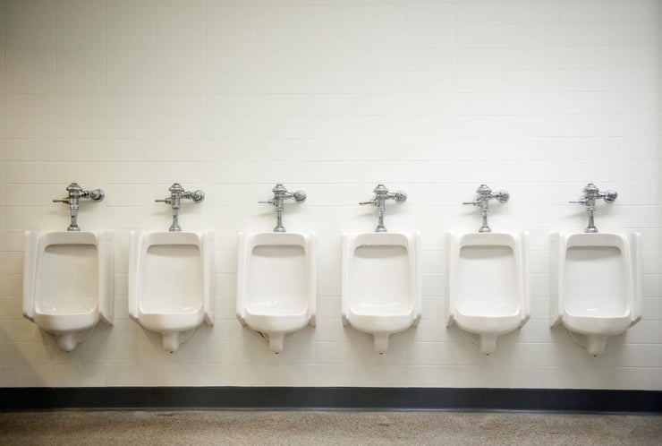 lonely urinals